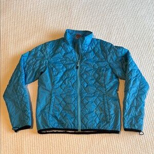 Marker Blue Quilted puffer ski Jacket sz medium